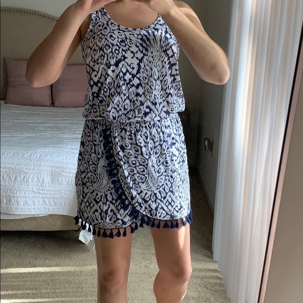 Lilly Pulitzer romper with skirt
